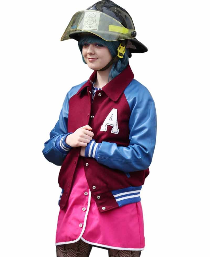 Then Came You Maisie Williams Letterman Jacket